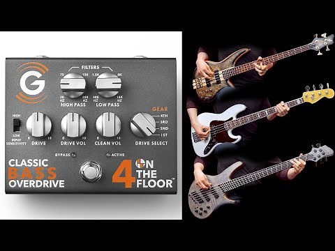 Genzler Amplification - 4 ON THE FLOOR "Classic Bass Overdrive"