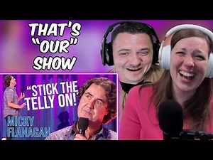 MICKY FLANAGAN'S HILARIOUS TAKE ON TV! (REACTION)
