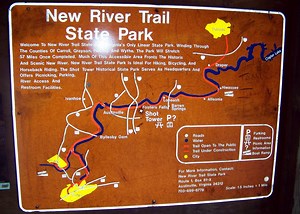 New River Trail Map
