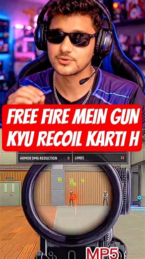 Free Fire Mein Gun Recoil Kyu Karti Hai #garenafreefire #freefireesports
