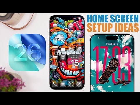 iOS 26 - Home Screen Setup Ideas !