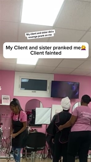 Client Fainted Prank on Stylist Shenzy Beauty Salon