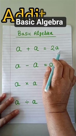 Basic Algebra Operations #short #algebra #operation #addition #division #maths #subtract #multiply