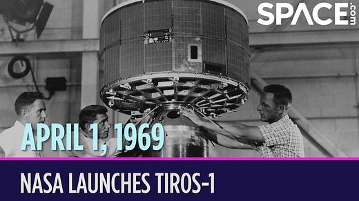 On April 1, 1960, the U.S. launched its first weather satellite into orbit. Discover more space history 👉https://space-com.visitlink.me/QlydlM The satellite was named TIROS-1, which is short for Television Infrared Observation Satellite. TIROS-1 launched on a Thor-Able rocket from Cape Canaveral and entered a polar orbit, which enabled it to see the entire globe. It watched the Earth from space for 78 days before an electrical power failure cut its mission short. The satellite was equipped with