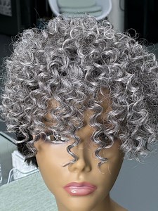 Ash Gray 51 Soft Curl Topper - Etsy