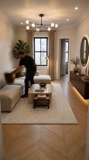 AI Room Makeover: Instant Living Room Transformation | #Shorts