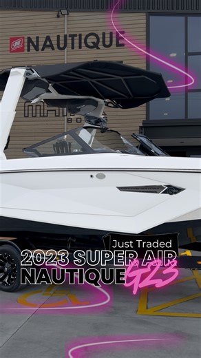 Nautique Boats NZ on Instagram: "Just Traded! 🤩 We’ve just traded in this incredible 2023 Super Air Nautique G23, and it’s an absolute showstopper! 🔥 Fully loaded with premium upgrades on top of the already legendary G-Series features, this boat is built to impress! Finished in a sleek white and black exterior with a haze grey interior, it’s a head-turner on and off the water. Come see it for yourself in our brand-new showroom and while you're here, check out our full lineup of in stock boats 