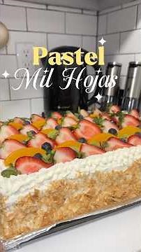 Receta de pastel mil hojas #receta #cake #receta #pastel #pastry