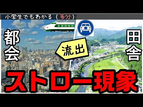 【わかりやすく】ストロー現象とは？ 小学生でもわかるように解説