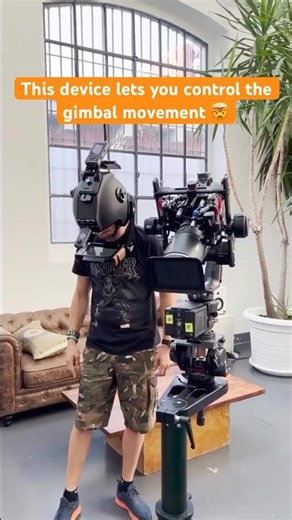 🎥 Control the gimbal with this helmet 🤯 Would You Ever Use It? 🥹😂