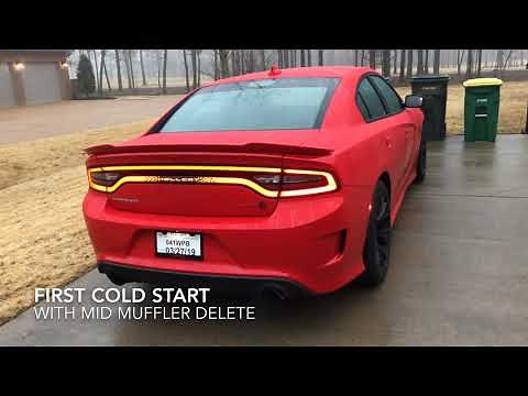 2019 Hellcat Stock Exhaust vs. Mid Muffler Delete