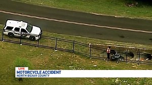 Motorcyclist hits deer, airlifted to hospital