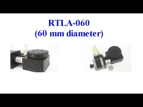 Motorized Rotary Stages RTLA Series - www.intellidrives.com