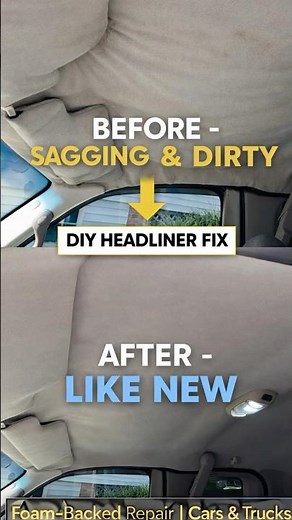 Sagging Headliner DIY Fix 🚗 Foam Liner Replacement Step-by-Step