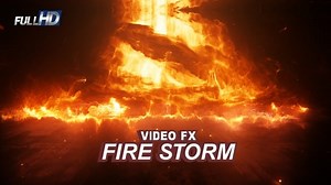 Intense Fiery Ground Explosion Reveal