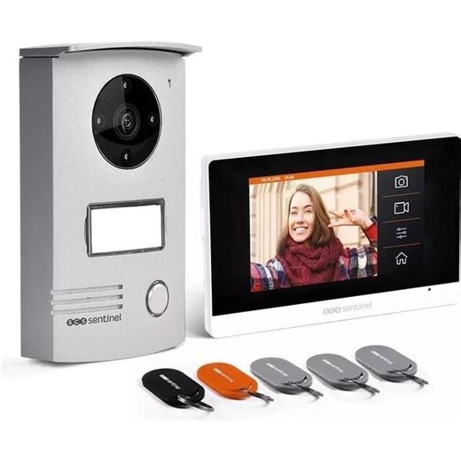 SCS Sentinel VisioDoor 4.3+ RFID Video Intercom (Cable, RFID-blocking)