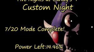 【FNAF同人】全程省电挑战！FNaC 1 Custom Night 7/20 剩余14.46%电量击破！（世界第三）
