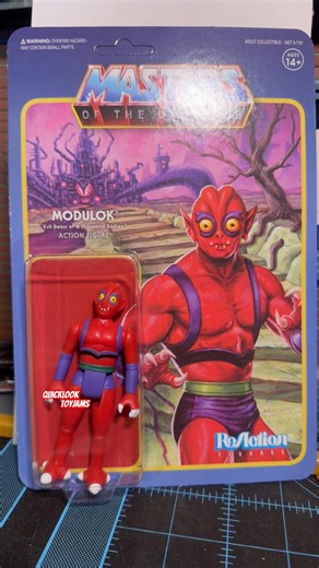 MODULOK (Yellow Eyes) Masters Of The Universe QUICK LOOK Super7 ReAction Superhero Toy Figure Review
