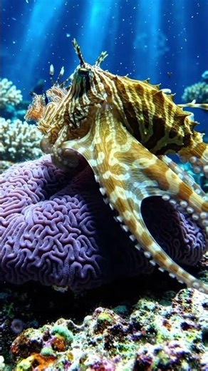 i find an Octopus in the deep of the sea. Octopus in sea #shorts #deepsea