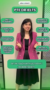 Unsure about which English language proficiency test to take? 🧐 Discover the key differences between PTE Academic and IELTS and make an informed decision. #PTE #IELTS #EnglishExams #StudyAbroad #Australia #EduConnect | Educonnect Australia