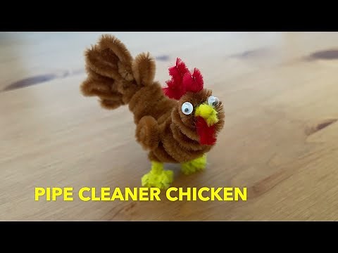 How to Make a Pipe Cleaner Chicken