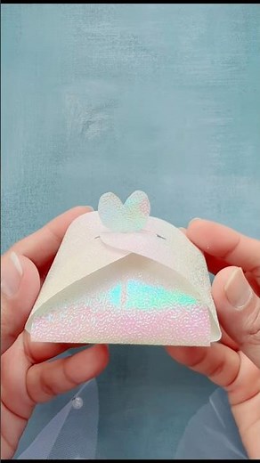 Super Easy Gift Box - No Glue ✨ #papercrafts #diy