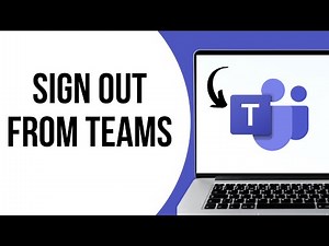How To Sign Out of Microsoft Teams ?
