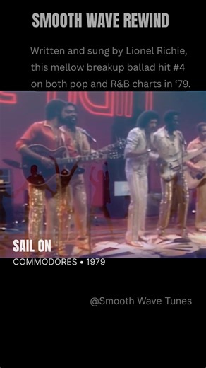 🎶 “Sail on down the line, ’bout a half a mile or so…” Written and sung by Lionel Richie, “Sail On” perfectly blended country influences with smooth R&B, creating one of the Commodores’ most timeless songs. It climbed to #4 on the Billboard Hot 100 and hinted at Richie’s soon-to-come solo success. 🌅 What’s your favorite Lionel Richie song — solo or with the Commodores? 🎧 Subscribers get access to the Smooth Wave Daily Spotify playlist. 💬 Info on becoming a subscriber for just $0.99 is in the 