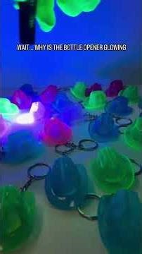 Glow-in-the-Dark Bottle Opener Keychain for Night Events
