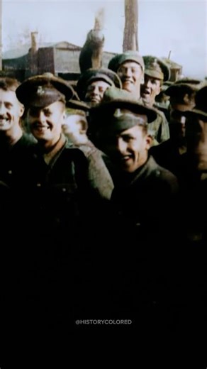 Irish World War I Soldiers in 1917 - Restored Footage