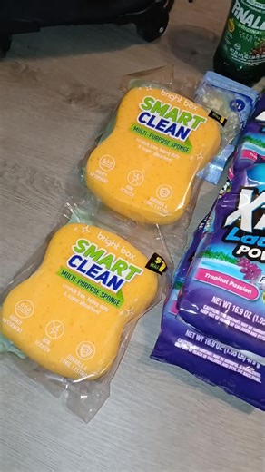 Omg i finally got some Dang Extra laundry powder and these little sponges 🧽 are so cute 😍 I love it 😀 #dollergeneral #asmrcommunity #asmr #minyhaul #shoppinghaul