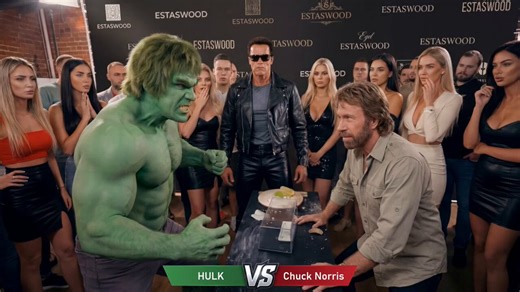 Hulk vs. Chuck Norris: Slap Battle Tournament