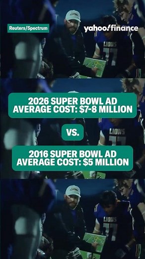 Super Bowl ads: 2016 vs. 2026