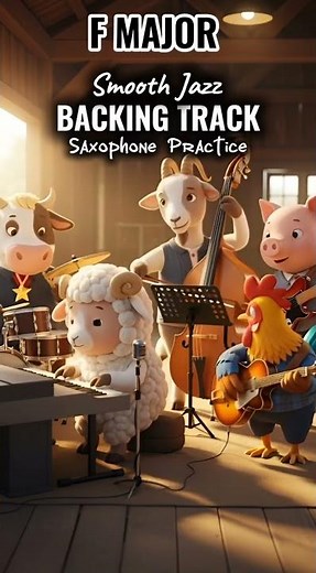 Smooth Jazz Backing Track in F Major | Lofi Jazz Play Along | Sax Practice (D Alto, G Tenor) #lofi