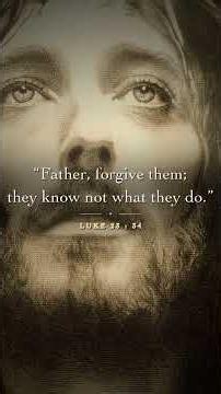 Even on the cross, He was still praying for forgiveness 🤍 #Jesus #Grace #Faith #Shorts
