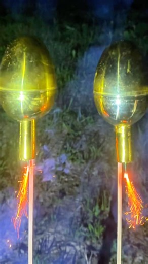 Fireworks / Golden Egg | Easter Event Rockets | Double Whopper Experiment | #shorts #fireworks