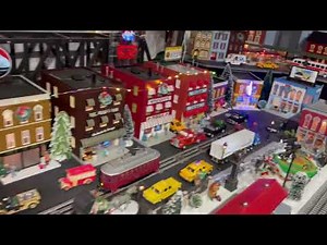 2025 Christmas Village Model Train Layout part 2