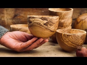 Woodturning for Beginners:make a small wooden bowl(Olive Wood)