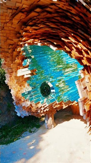 瀬戸内海の離島に異世界の入り口？島を見守る生命のアート作品が綺麗すぎた