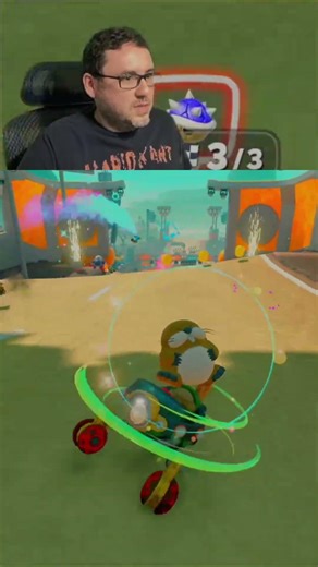 Mario Kart Blue Shell CHAOS - Can I excape the Mayhem?! #shorts