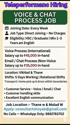 Jobs in Teleperformance | Jobs in International BPO #shorts
