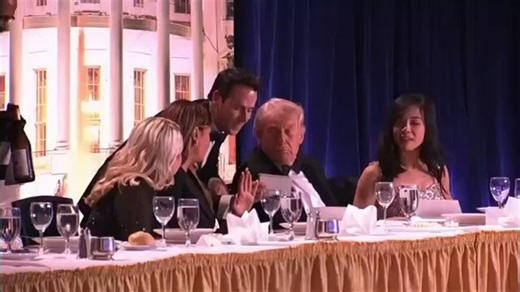 Gunshots heard in the background as the U.S. Secret Service evacuates President Donald J. Trump and First Lady Melania Trump off the stage at the White House Correspondents’ Dinner in Washington, D.C.