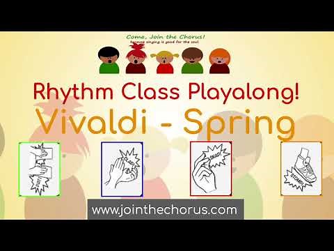 Rhythm & Body Percussion Play-along - VIVALDI SPRING