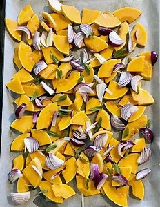 Courge rôtie pour 4 personnes - Recettes - Elle à Table