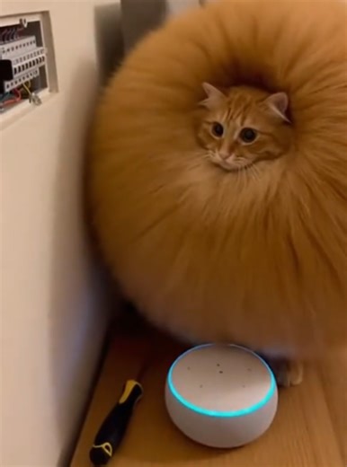 6 clips of cat getting electric shock 🤣🤣 #cat #shocked #fluffy #funny #viral
