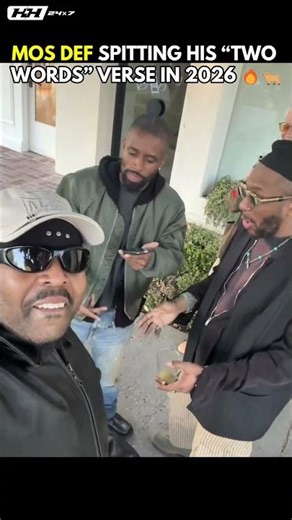 Mos Def Rapping His Verse From Kanye West’s “Two Words” 🔥