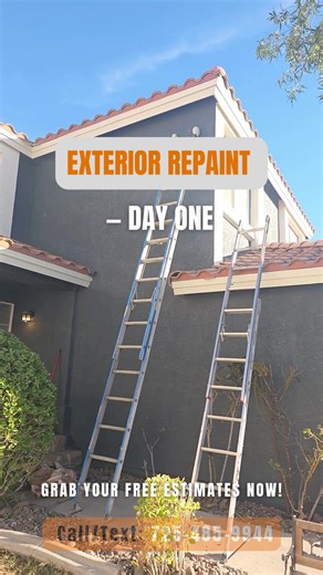 Exterior paint isn’t just about looks — it protects your home from cracks, moisture, and sun damage. This project is a perfect example of why prep and product choice matter before the first coat ever goes on. We’ll share more progress updates as this one moves forward. 👉 Plan ahead with a FREE exterior estimate: https://bit.ly/Book-Free-Estimate 📍 Las Vegas & Henderson 📞 725-485-9944 🌐 www.ExcelPaintingLV.com #ExteriorPaintProtection #ExcelPaintingLV #LasVegasExterior #HomeMaintenanceLV #Pro