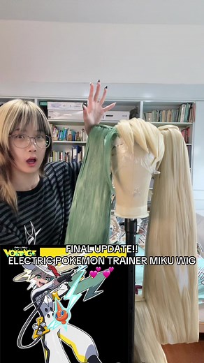 Electric Pokemon Trainer Miku Wig Tutorial