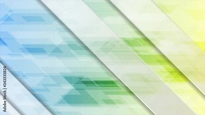 Colorful technology geometric abstract motion background