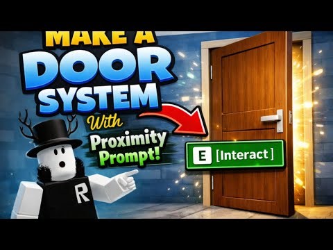 HOW TO CREATE A **DOOR SYSTEM** (Roblox Studio)